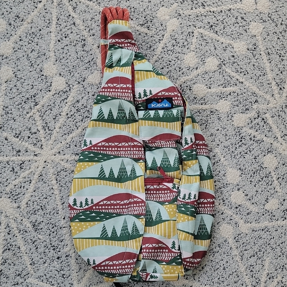 Kavu Sling Rope Harvest Lands Sling Pack with Adjustable Straps